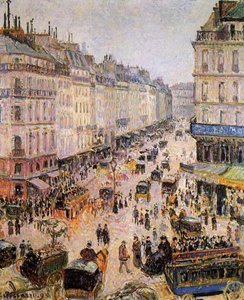 Rue Saint Lazare — Camille Pissarro, Impressionism