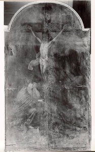 Christ En Croix Et Marie Magdeleine — Jacques Gamelin