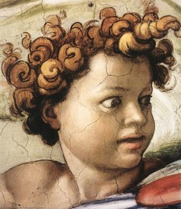 Isaia (detail) — Michelangelo Buonarroti, High Renaissance
