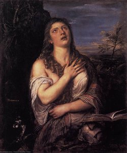 Penitent St Mary Magdalene — Titian, Baroque Style