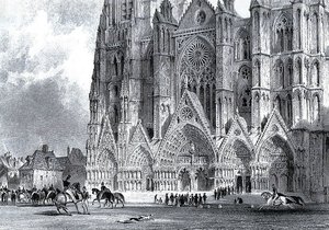 Bourges Cathedral — Thomas Allom