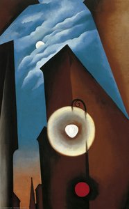 New York With Moon — Georgia O'keeffe