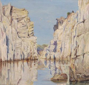 Marmorsteine, Jabalpur, Madhya Pradesh, Indien — Marianne North