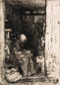 La Vielle Avec Loques — James Abbott Mcneill Whistler, Tonalism