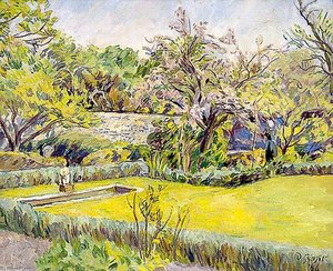 Walled Garden At Charleston, East Sussex — Duncan Grant