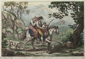 Twenty-six Plates With Title Page From Raccolta Di Cinquanta Costumi Pittoreschi — Bartolomeo Pinelli