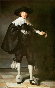 Portrait Of Marten Soolmans — Rembrandt Van Rijn, Baroque