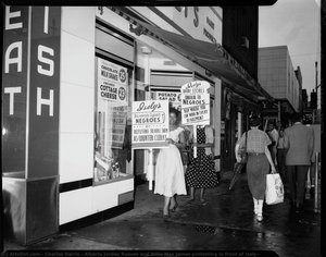 Alberta Jordan Reaves And Willa Mae James Protesting In Front Of Isaly — Charles Harris