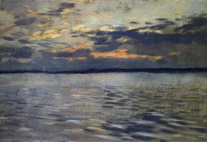 The Lake. Eventide. — Isaak Ilyich Levitan