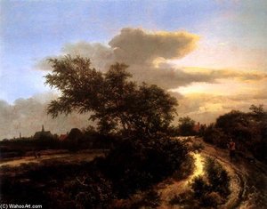 Dune Countryside At Haarlem — Jacob Isaackszoon Van Ruisdael