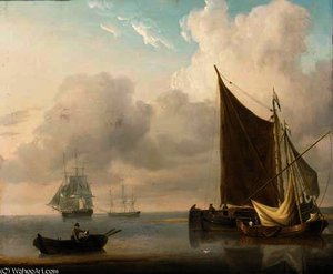 Dutch craft at anchor