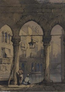 Watching The Gondolier, Venice