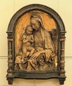 Virgin And The Shivering Child — Antonio Rossellino, Early Renaissance