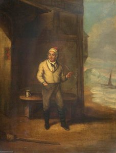 Enjoying A Pipe — Henry Liverseege