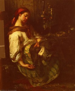La Coseuse Endormida — Jean-françois Millet