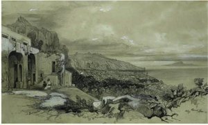 A View Of Sorrento, Italy — Edward Lear