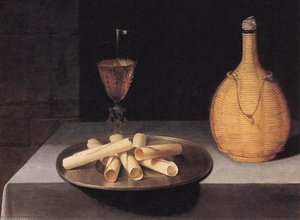 Le dessert de gaufrettes
