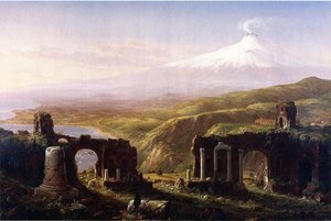 Mount Aetna From Taormina, Sicily — Thomas Cole