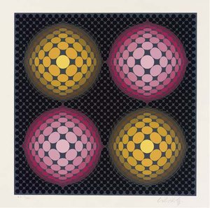 Composición Abstracta 5 — Victor Vasarely