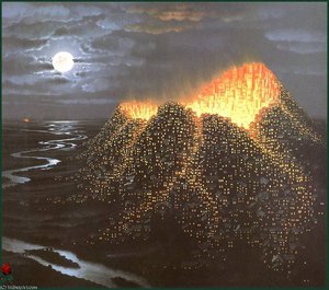 Eruption — Jacek Yerka
