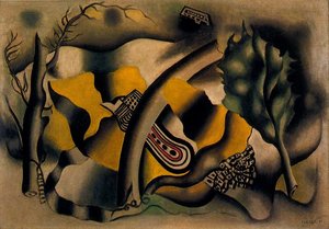 Landscape2 — Fernand Léger, Cubist Landscape