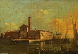 View Of The Island Of San Lazaro, Venice