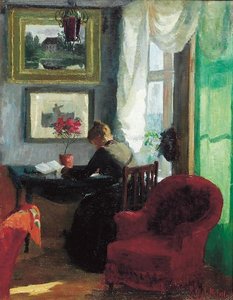 Interior With Red Chair — Kitty Kielland