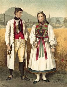 German Costume Wurtemberg Betzingen - — Albert Kretschmer
