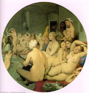 Turkish Bath — Jean-auguste-dominique Ingres, Romanticism