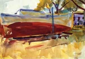 The Weir Boat — Charles Webster Hawthorne