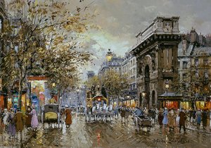 Porte St. Martin — Antoine Blanchard (marcel Masson), Impressionism