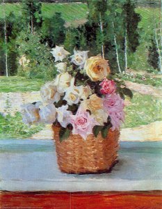 Roses On The Window — Igor Emmanuilovich Grabar