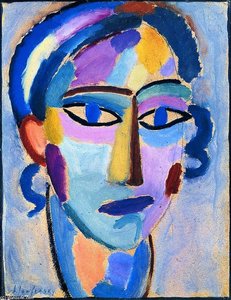 Mystical Head: Opal — Alexej Von Jawlensky, Expressionism