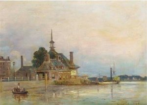 The Hoofdpoort, Rotterdam — Johan Barthold Jongkind