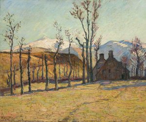 Winter In Saint Sauves (also Known As Auvergne) — Ferdinand Guillaumin