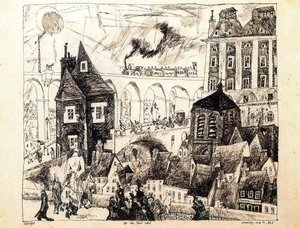 Inside The City Wall — Lyonel Feininger