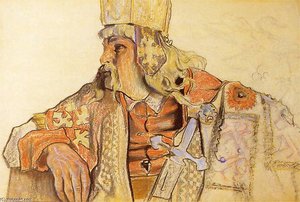 Portrait Of An Actor Josef Sosnowiecki — Stanislaw Wyspianski