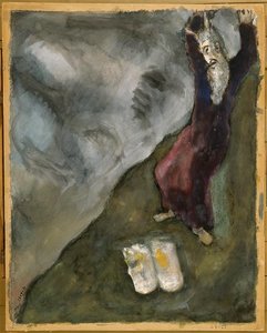 Moses Breaks Tablets Of Law — Marc Chagall