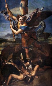 St Michael Und Satan — Raffael