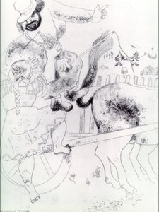 Asking The Way — Marc Chagall