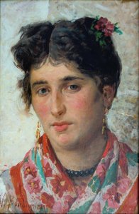Young peasant woman
