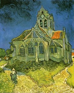 Church At Auvers, The — Vincent Willem Van Gogh, Post-impressionism