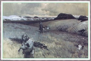 Toilers Of The Plains — Henry F Farny