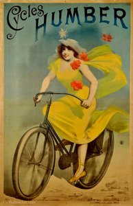 Advertising Poster Of Cycles Humbert — Alfred Choubrac