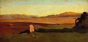 Roman Countryside — Jean-baptiste-camille Corot