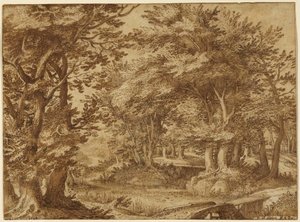 Forest Landscape with a Distant Castle