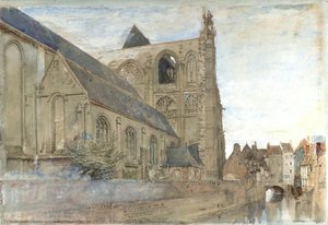 St. Wulfran, Abbeville, From The River — John Ruskin