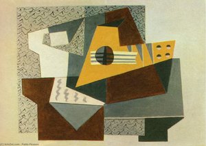 Guitar — Pablo Picasso, Cubism