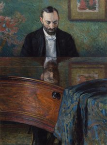 Jasieński At The Piano — Józef Pankiewicz