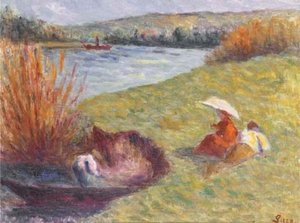 The Bank Of The Marne — Maximilien Luce